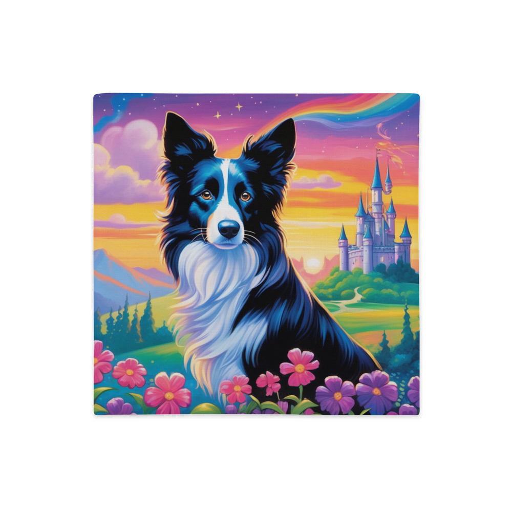 PugMug Custom Border Collie Premium Pillow Case