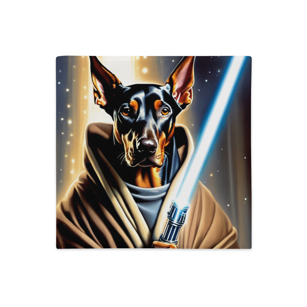 PugMug Custom Doberman Pinscher Premium Pillow Case