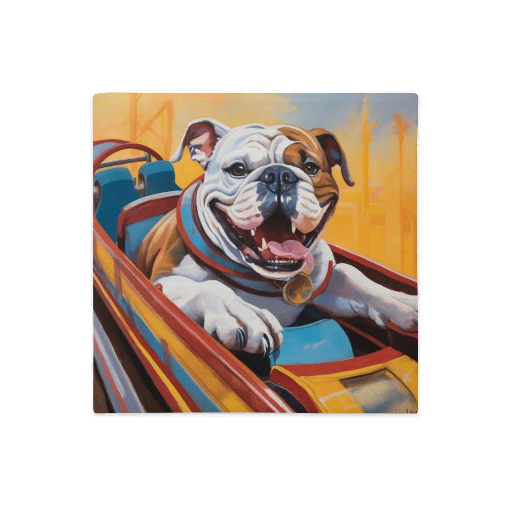 PugMug Custom Bulldog Premium Pillow Case