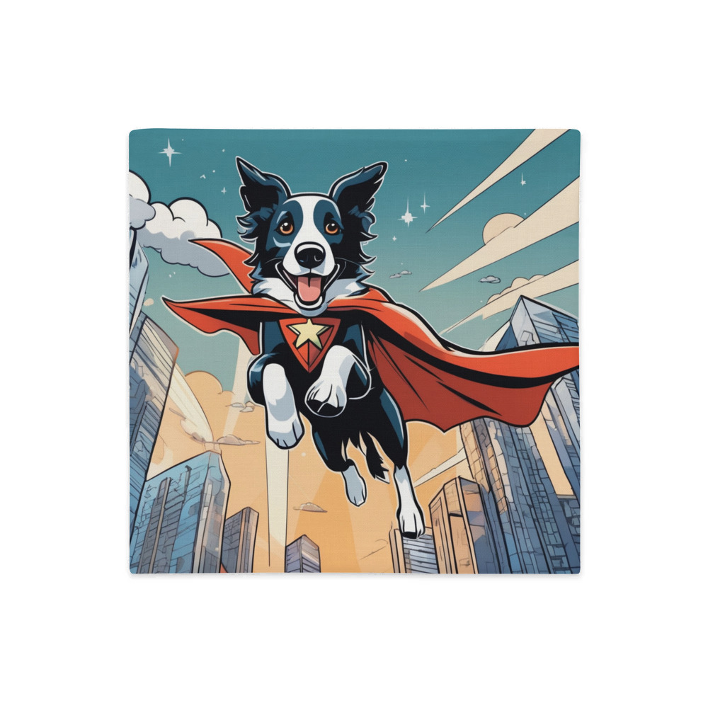 PugMug Custom Border Collie Premium Pillow Case