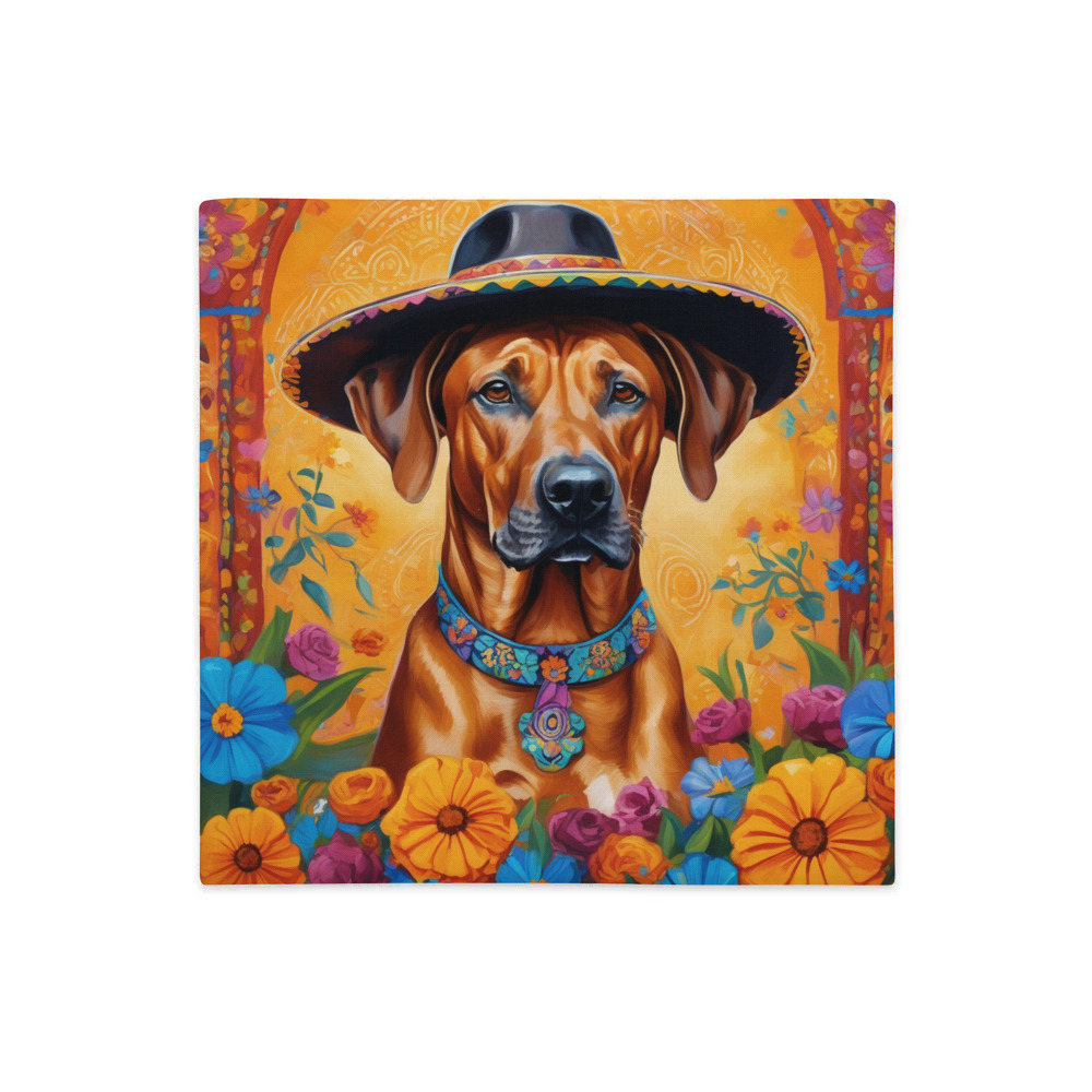 PugMug Custom Rhodesian Ridgeback Premium Pillow Case