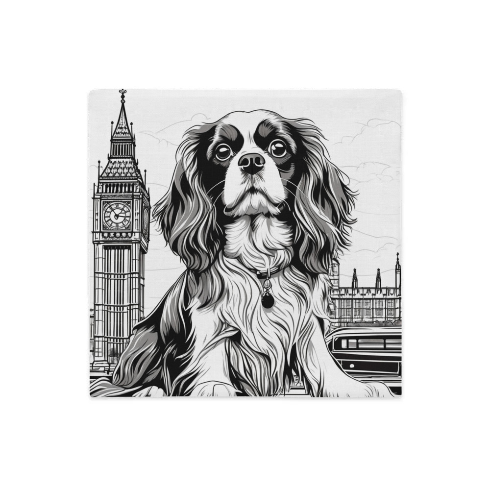 PugMug Custom Cavalier King Charles Spaniel Premium Pillow Case