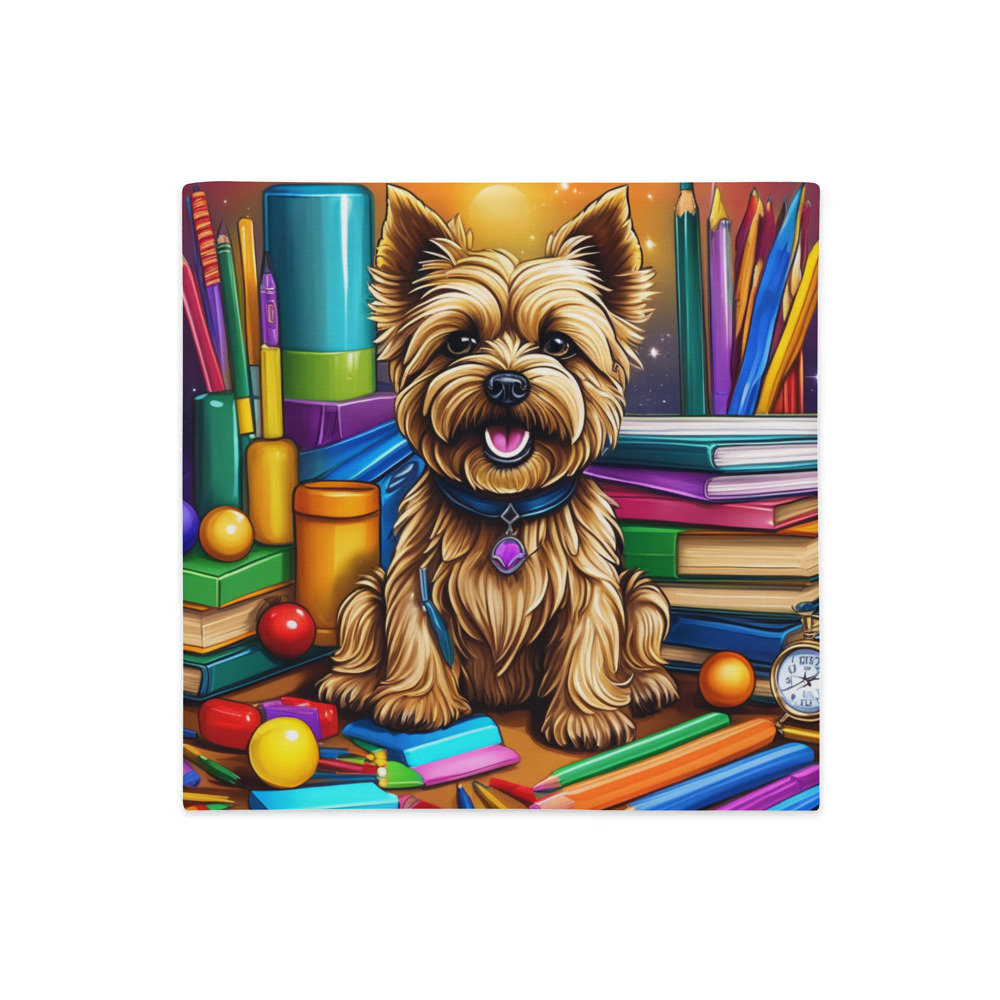 PugMug Custom Cairn Terrier Premium Pillow Case