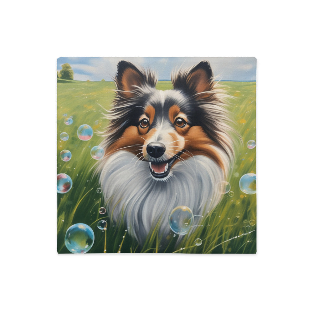PugMug Custom Shetland Sheepdog Premium Pillow Case