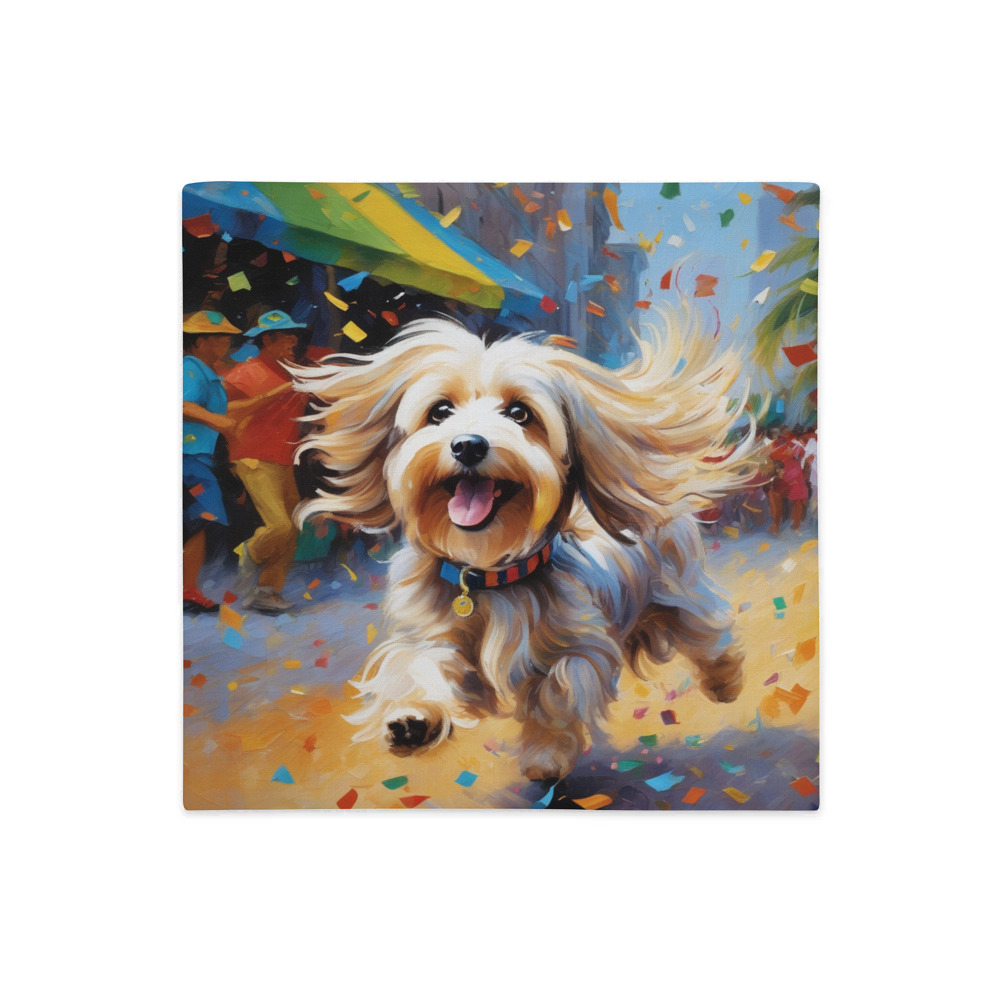 PugMug Custom Tan Havanese Dog Premium Pillow Case