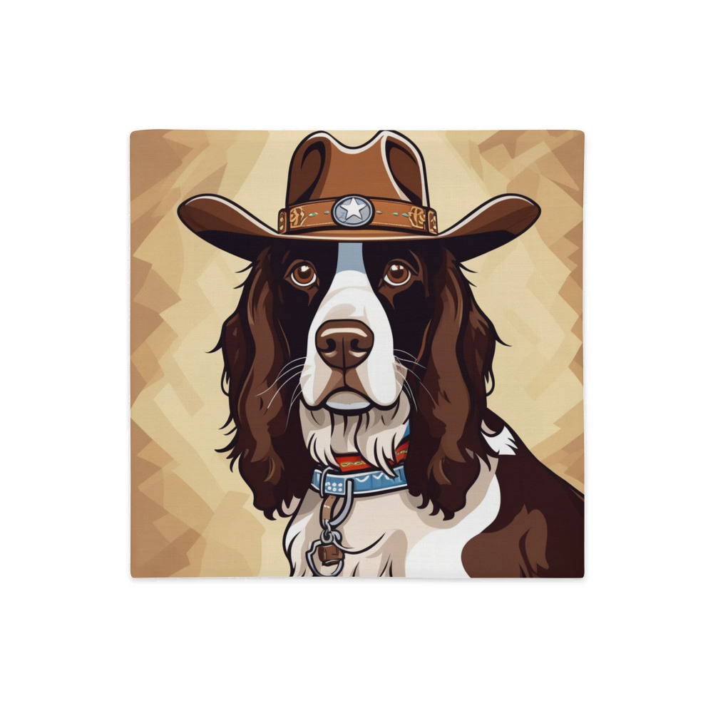 PugMug Custom English Springer Spaniel Premium Pillow Case