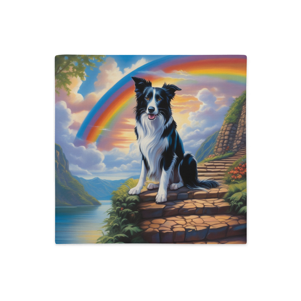 PugMug Custom Border Collie Premium Pillow Case