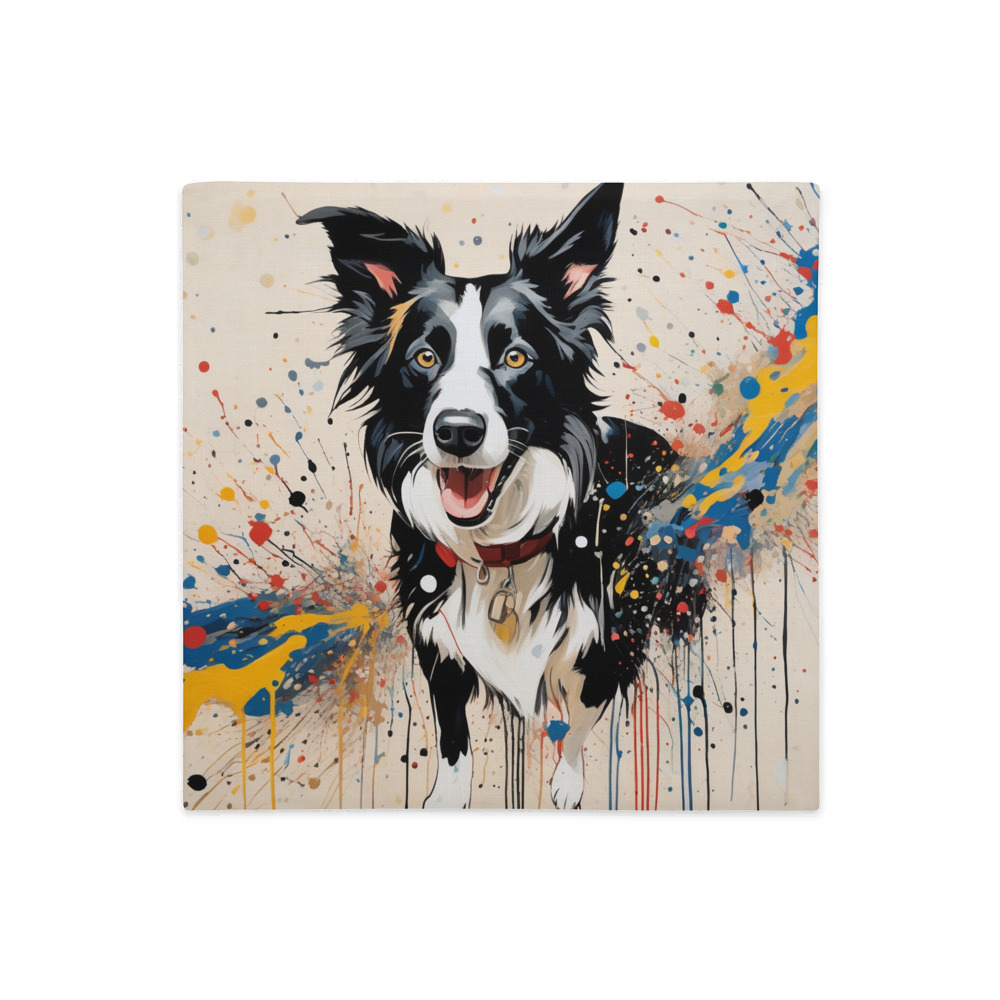 PugMug Custom Border Collie Premium Pillow Case
