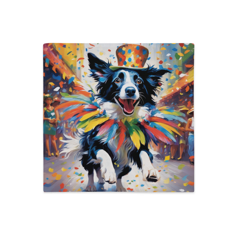 PugMug Custom Border Collie Premium Pillow Case