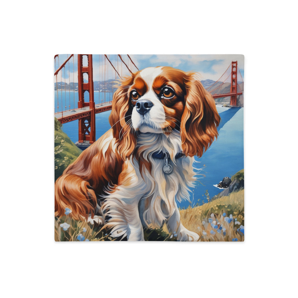 PugMug Custom Cavalier King Charles Spaniel Premium Pillow Case