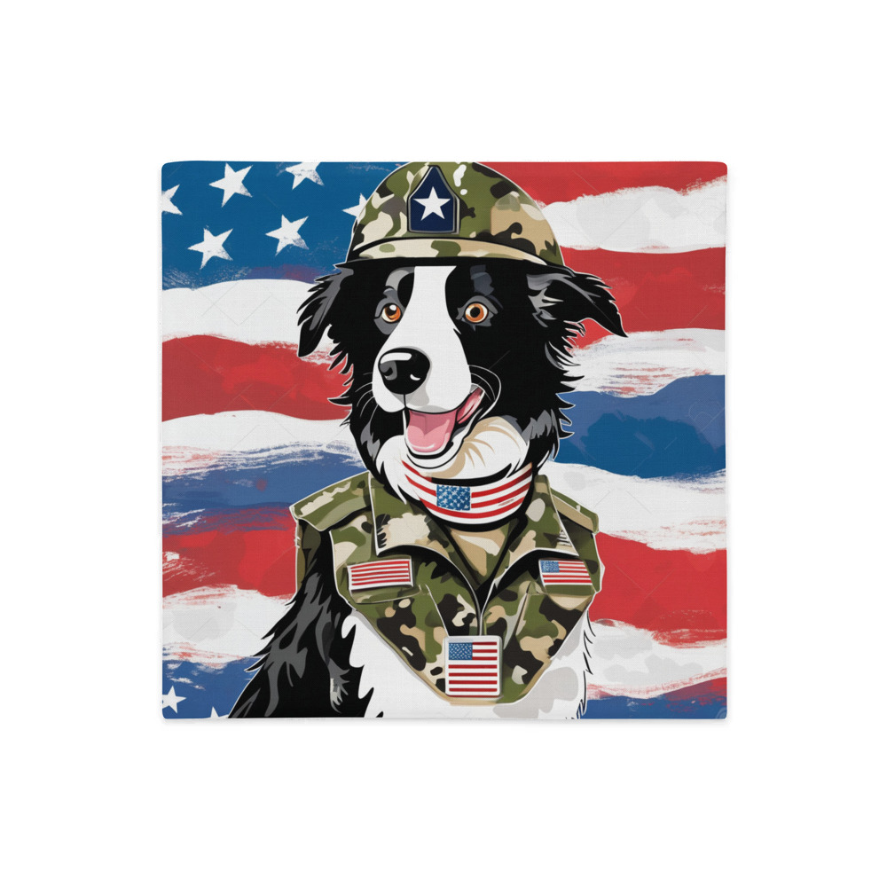 PugMug Custom Border Collie Premium Pillow Case