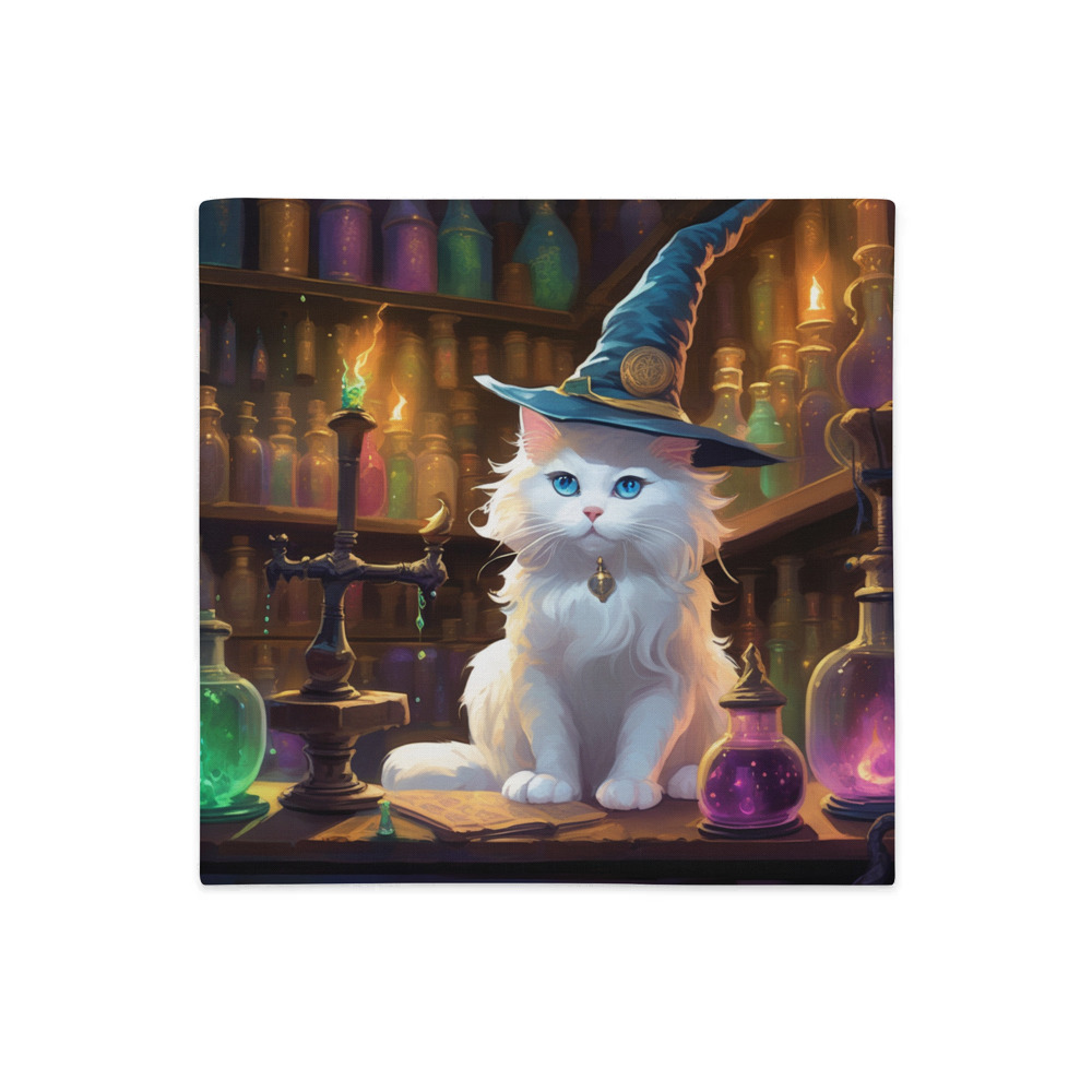 PugMug Custom White Ragdoll Cat Premium Pillow Case