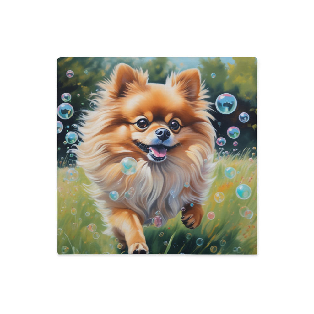 PugMug Custom Tan Pomeranian Premium Pillow Case