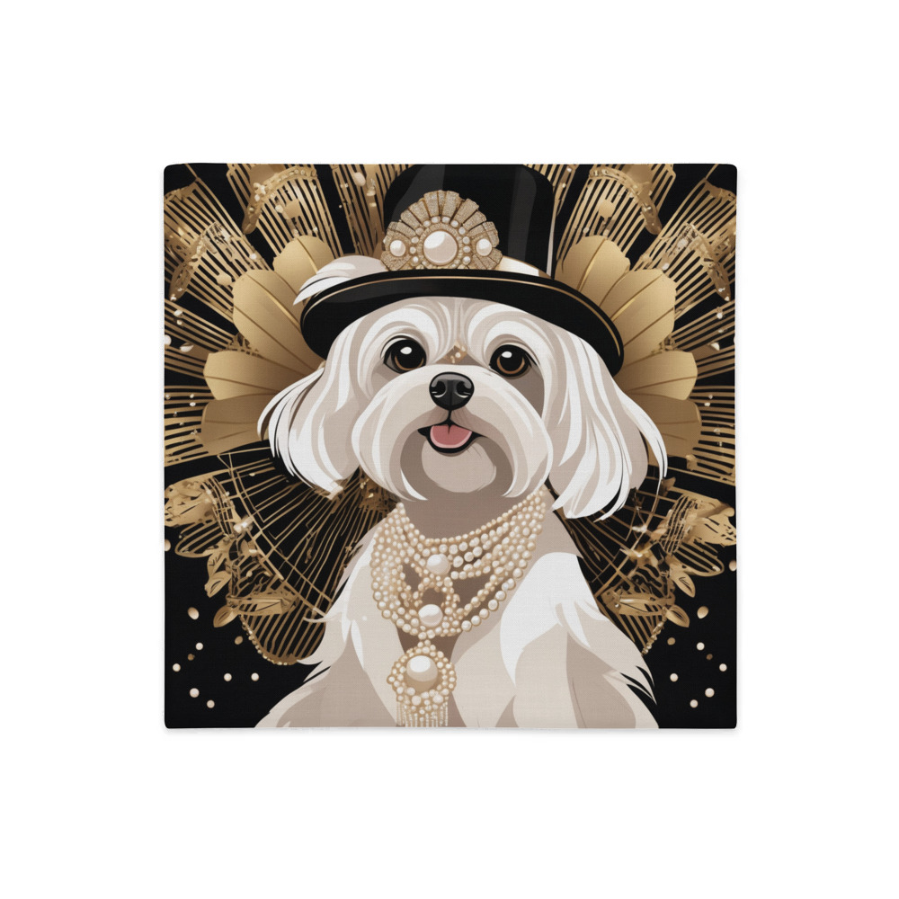 PugMug Custom Maltese Dog Premium Pillow Case