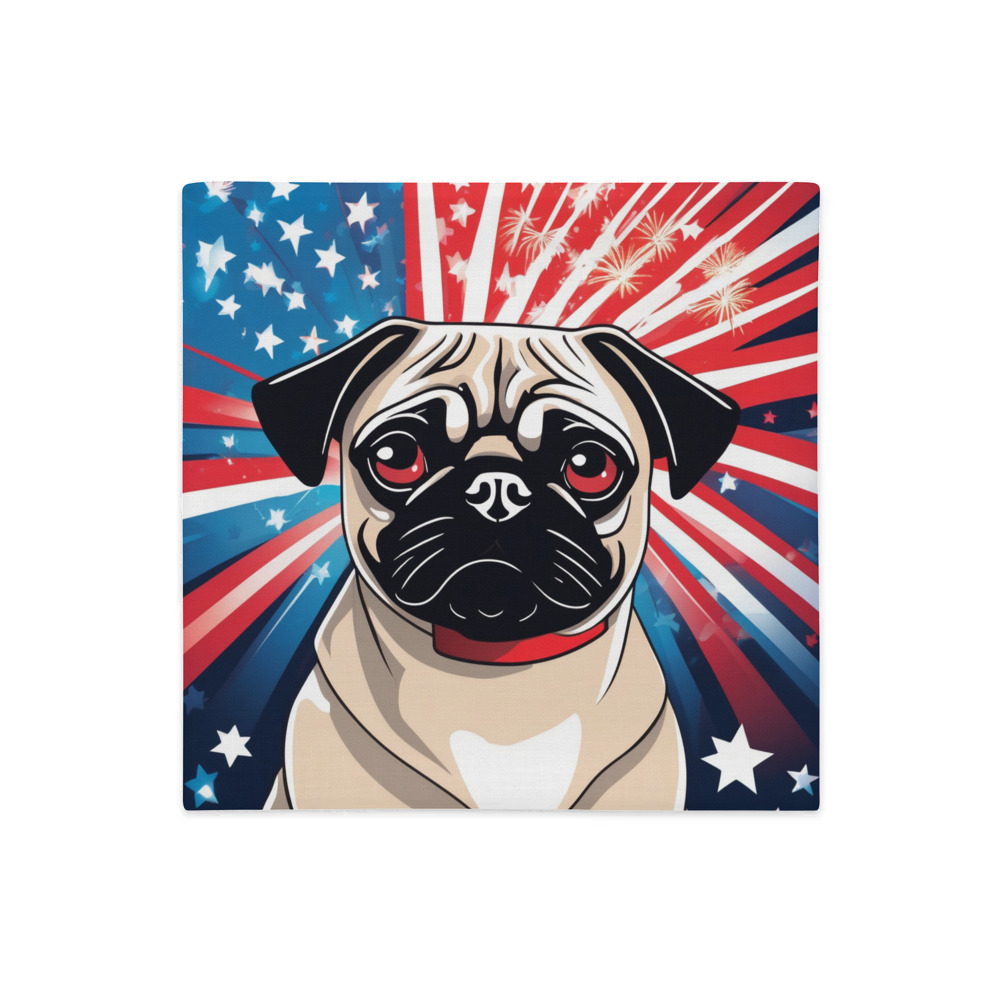 PugMug Custom Pug Premium Pillow Case