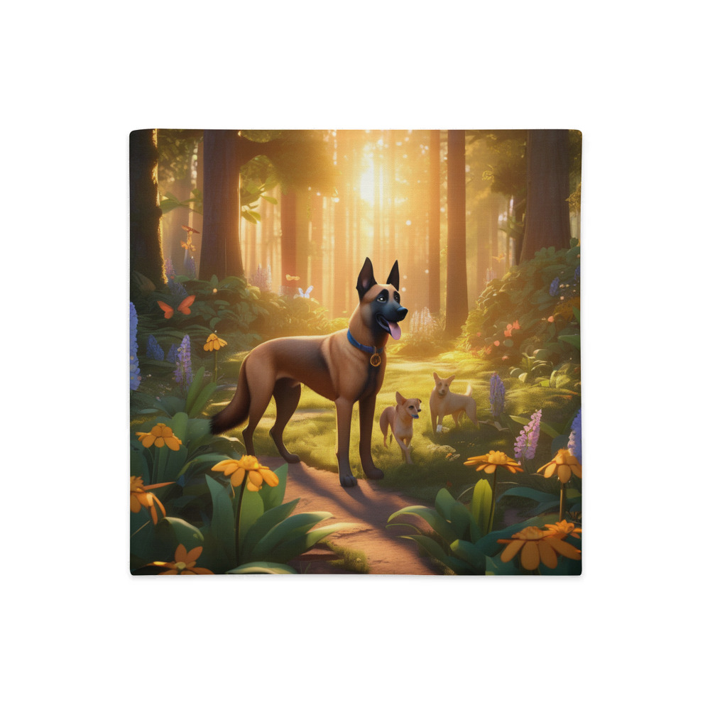 PugMug Custom Belgian Malinois Premium Pillow Case