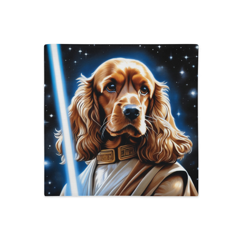 PugMug Custom Cocker Spaniel Premium Pillow Case