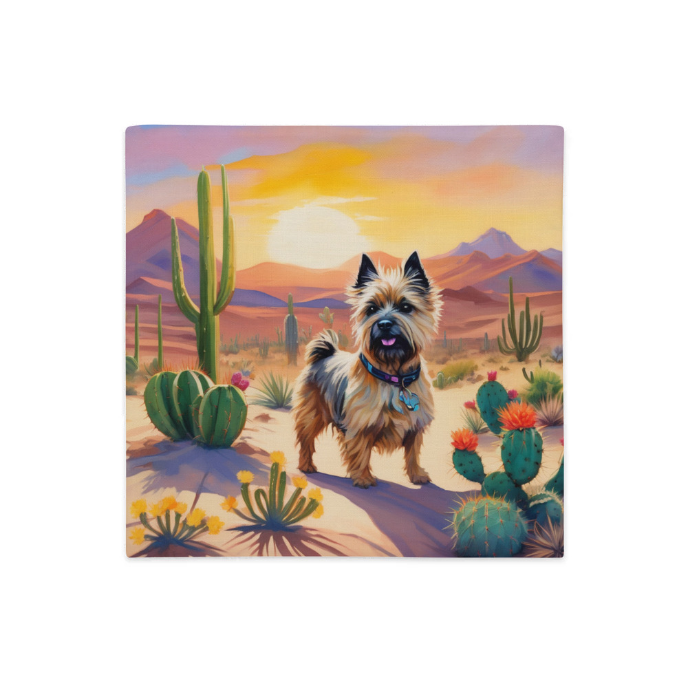 PugMug Custom Cairn Terrier Premium Pillow Case