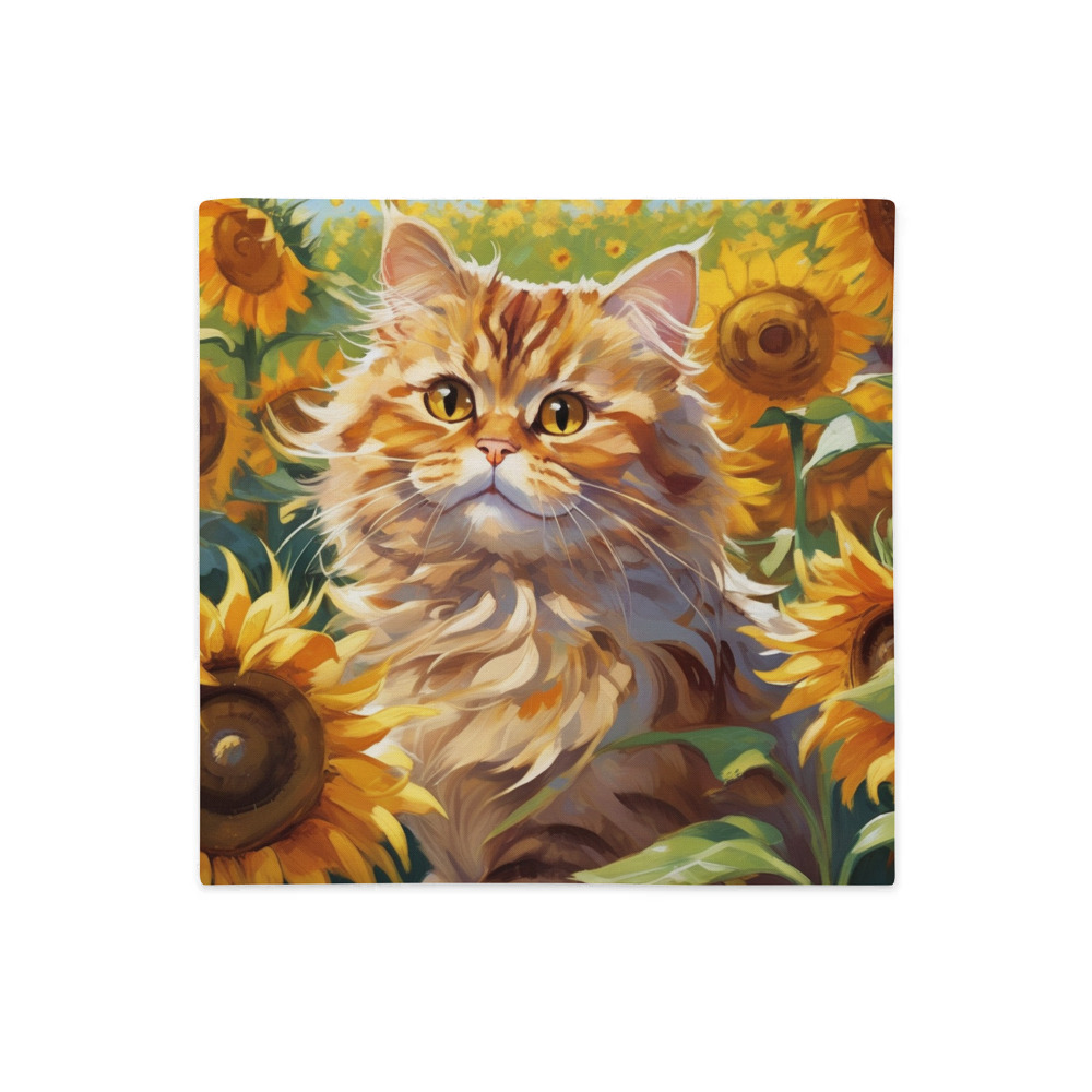 PugMug Custom Tabby Persian Cat Premium Pillow Case