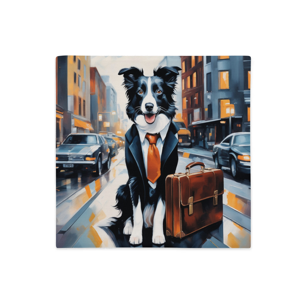 PugMug Custom Border Collie Premium Pillow Case