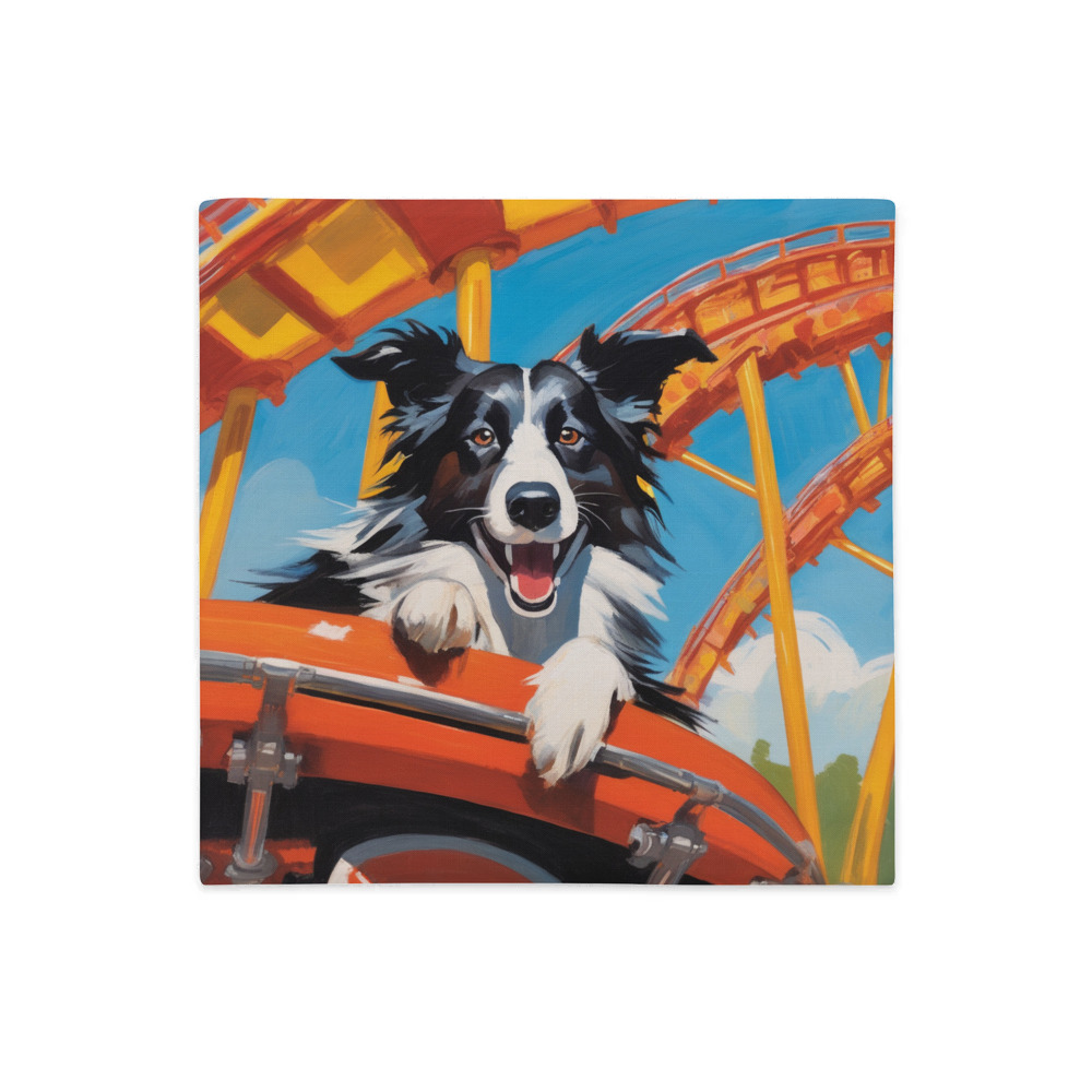 PugMug Custom Border Collie Premium Pillow Case