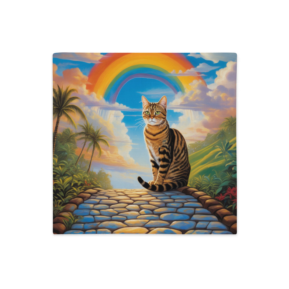 PugMug Custom Tabby Exotic Cat Premium Pillow Case