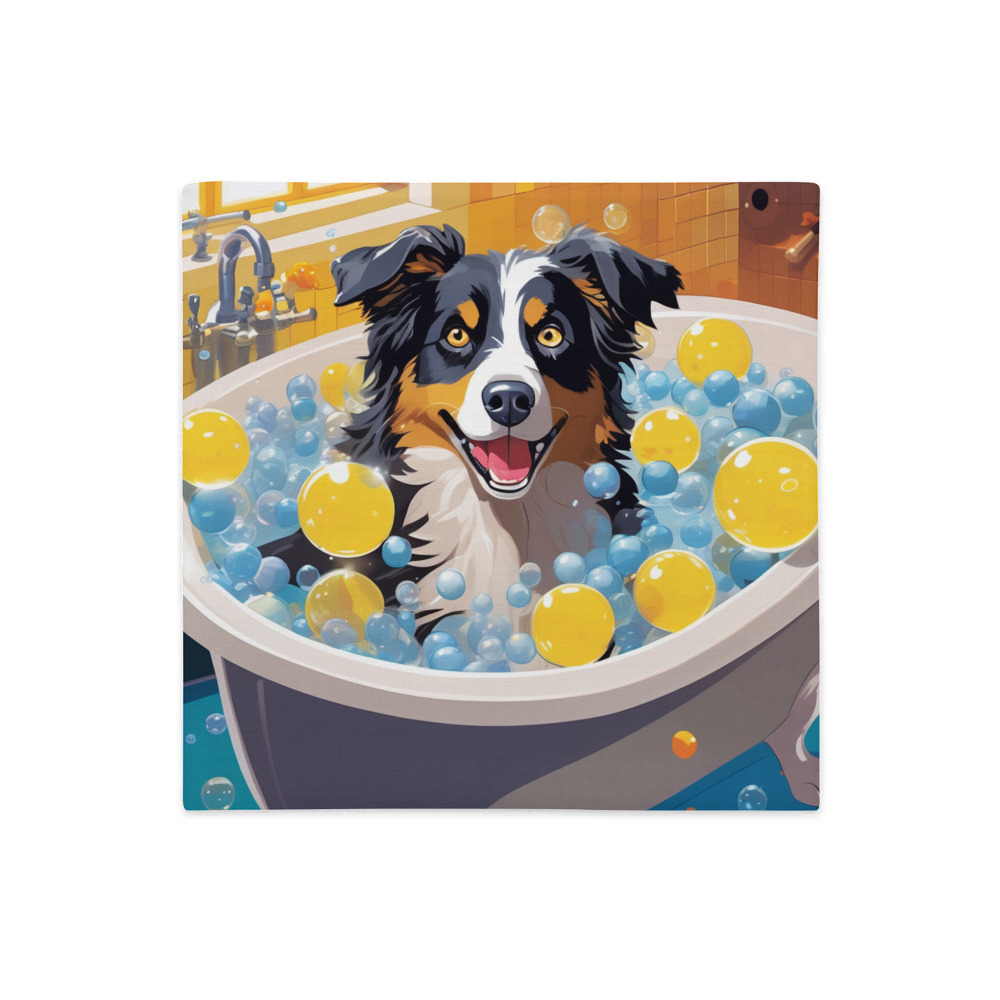 PugMug Custom Australian Shepherd Dog Premium Pillow Case