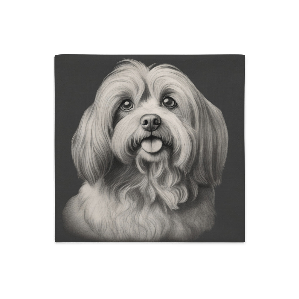 PugMug Custom Tan Havanese Dog Premium Pillow Case