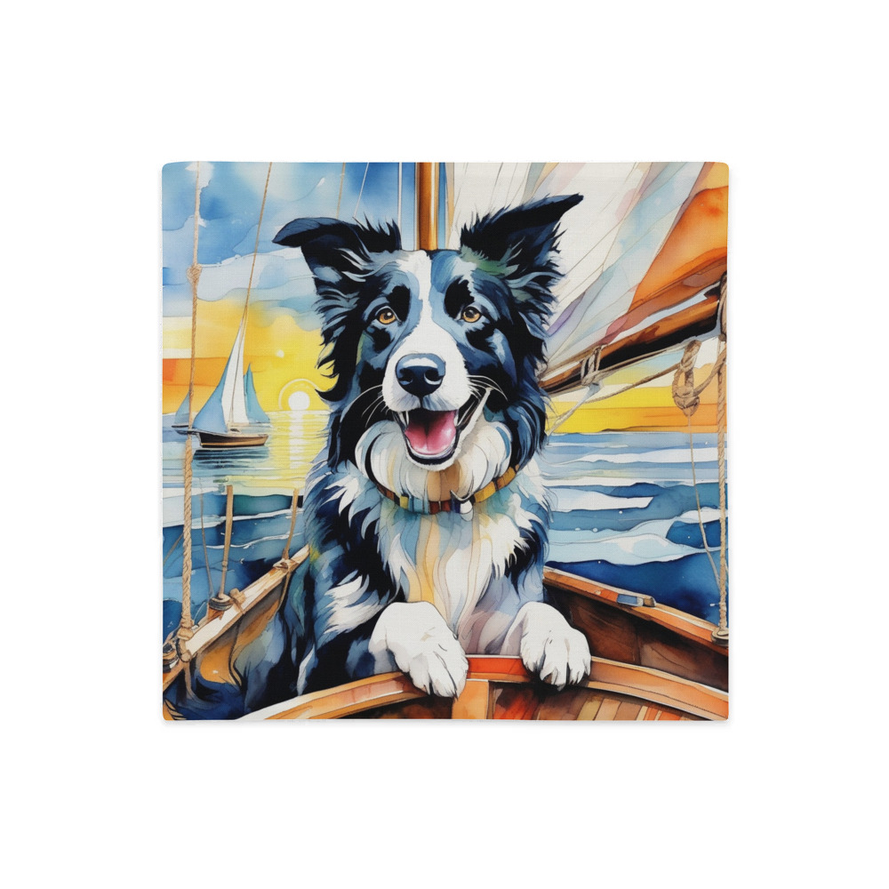 PugMug Custom Border Collie Premium Pillow Case
