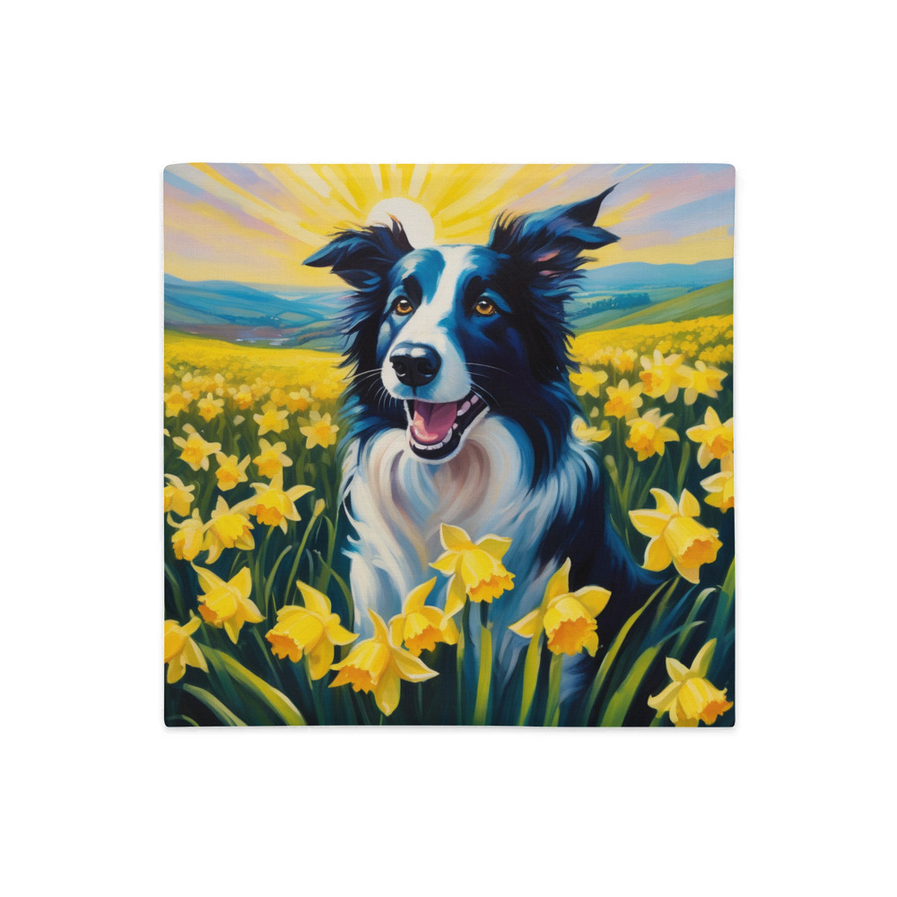 PugMug Custom Border Collie Premium Pillow Case