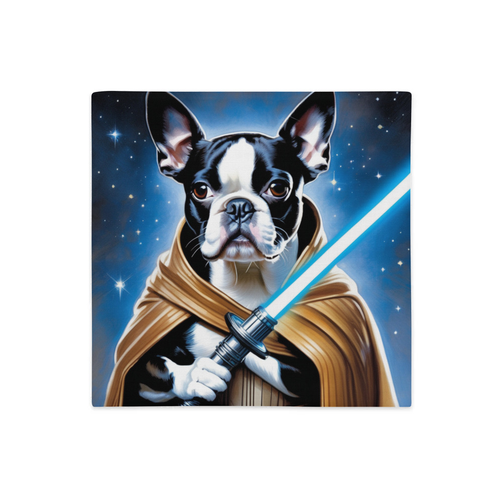 PugMug Custom Boston Terrier Premium Pillow Case