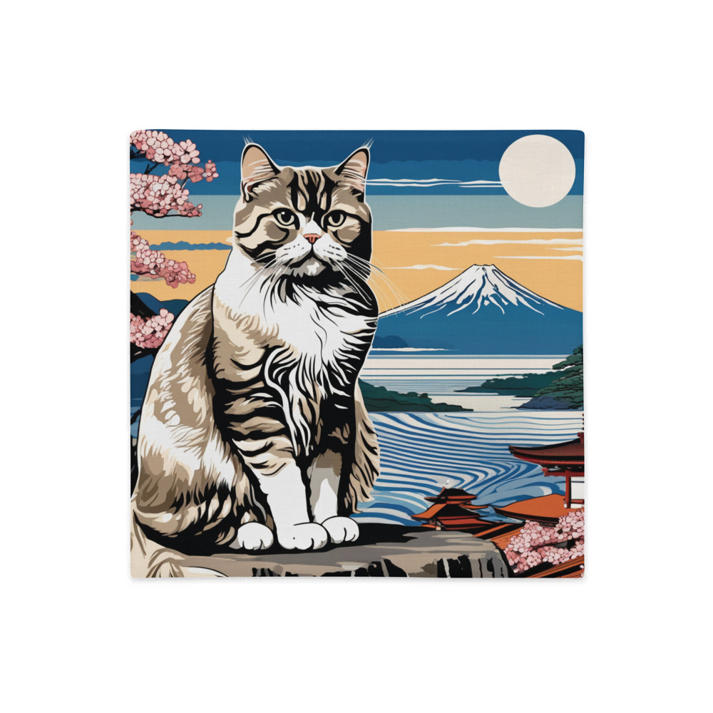 PugMug Custom Tabby Persian Cat Premium Pillow Case