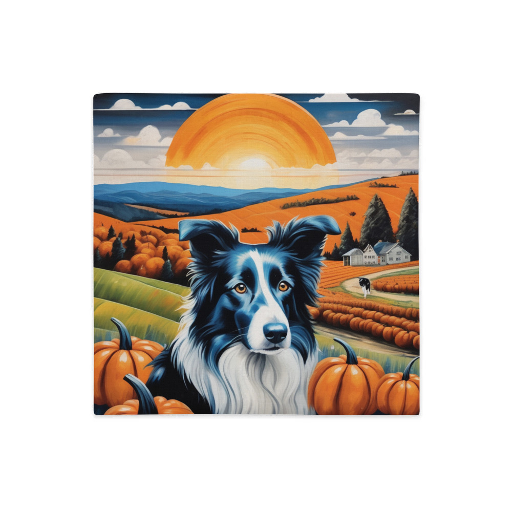 PugMug Custom Border Collie Premium Pillow Case