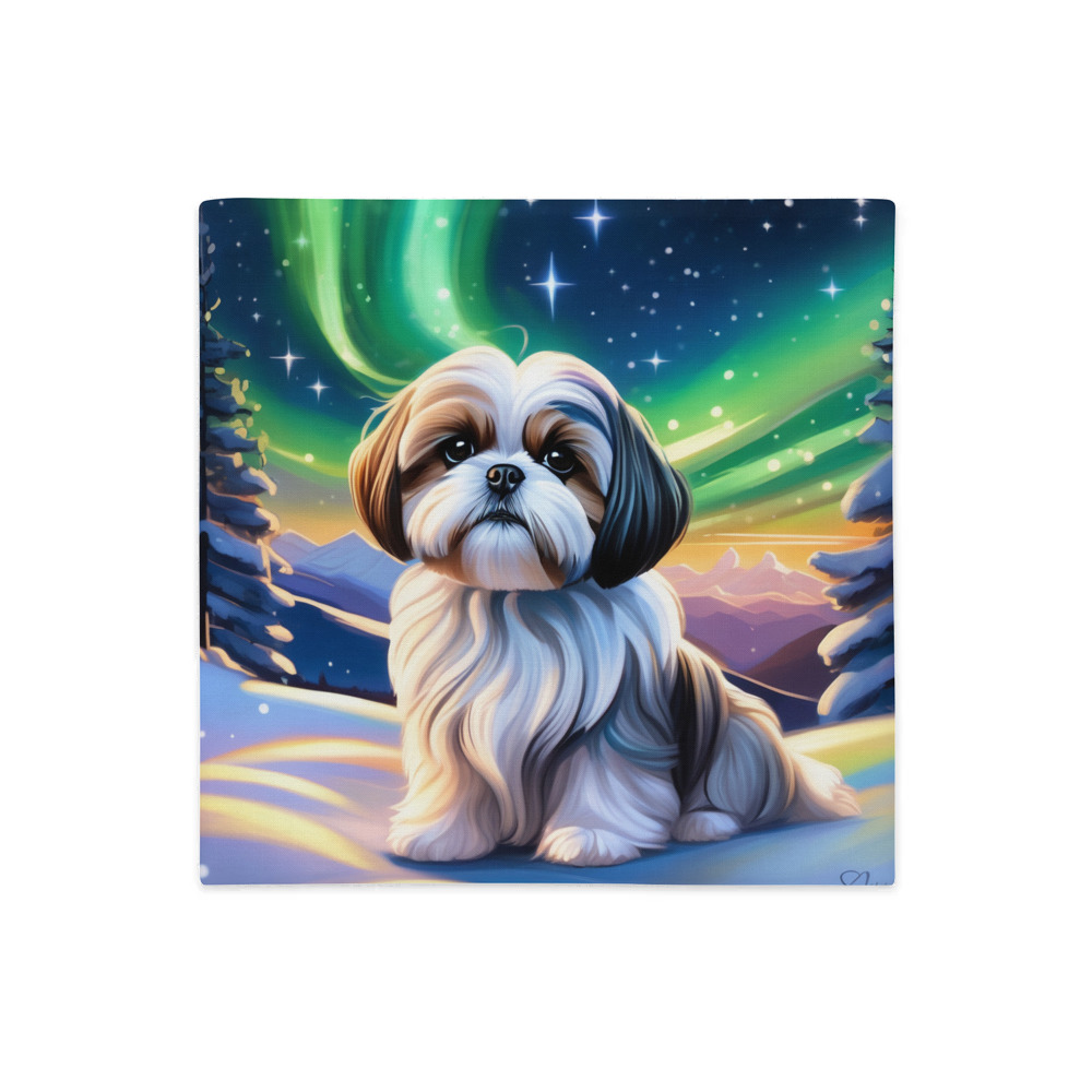 PugMug Custom Shih Tzu Premium Pillow Case