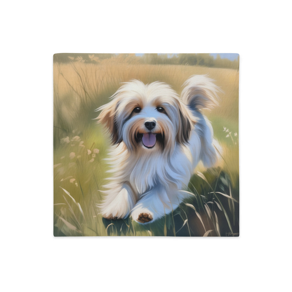 PugMug Custom Tan Havanese Dog Premium Pillow Case