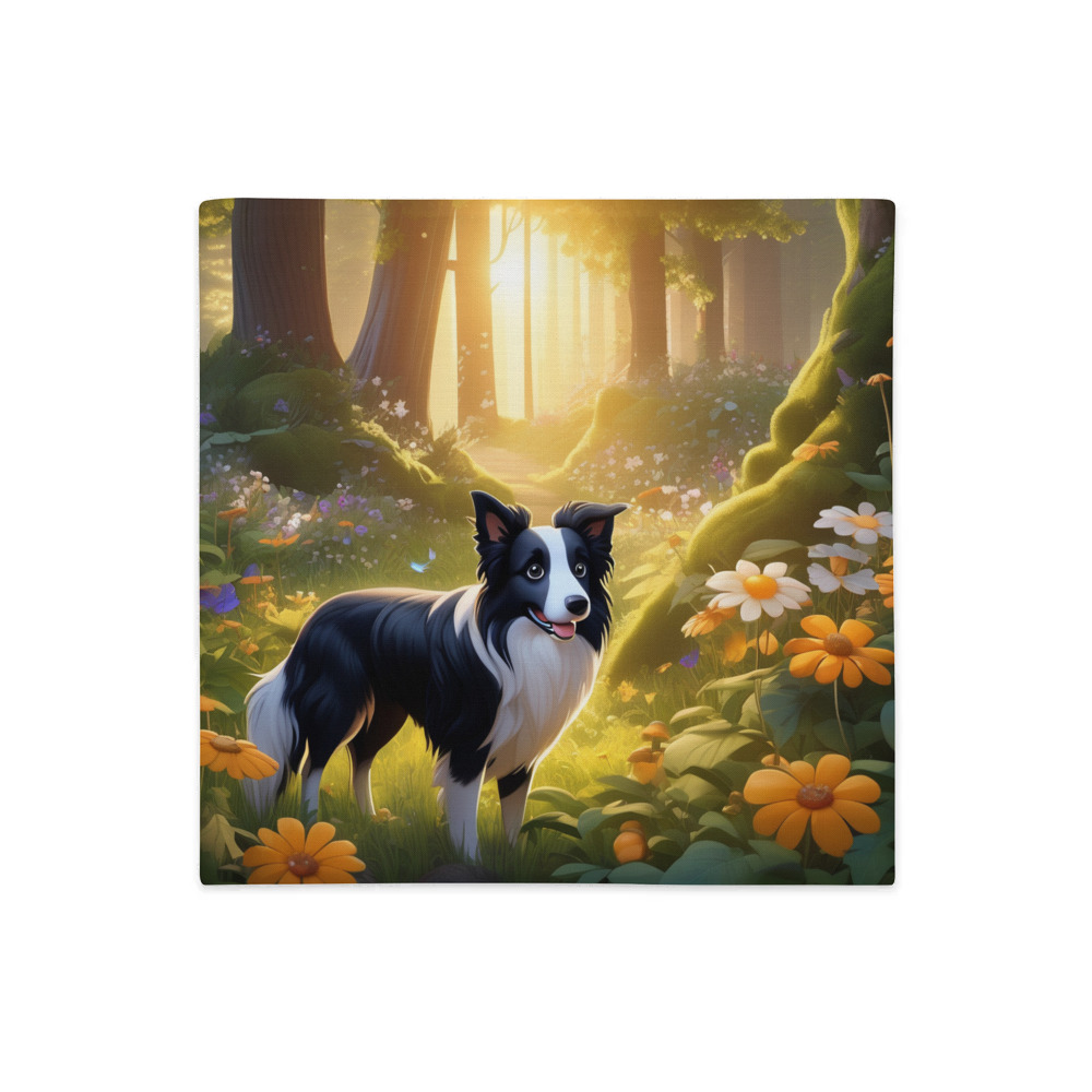 PugMug Custom Border Collie Premium Pillow Case