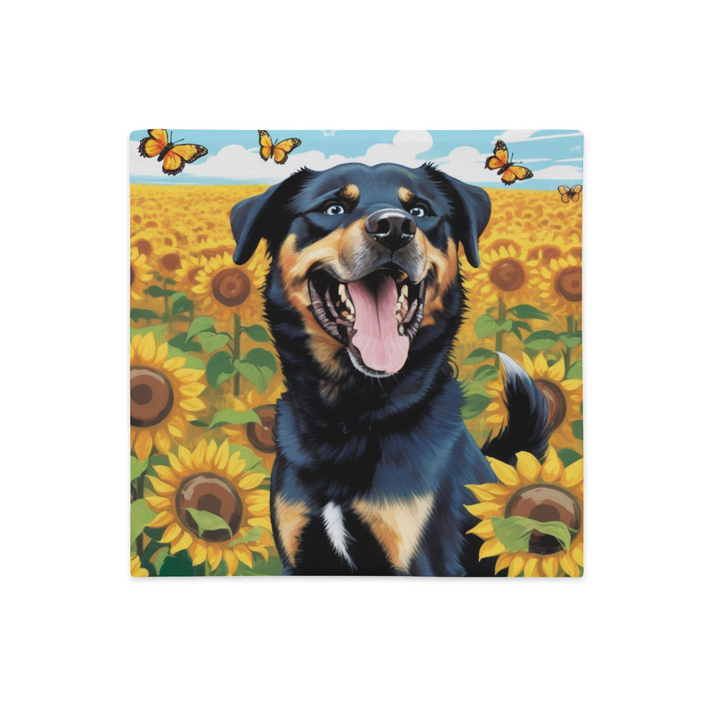 PugMug Custom Blue Premium Pillow Case