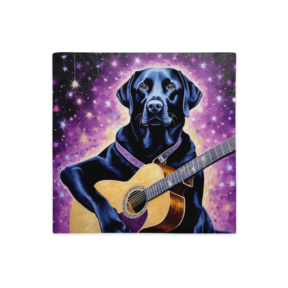 PugMug Custom Black Labrador Retriever Premium Pillow Case