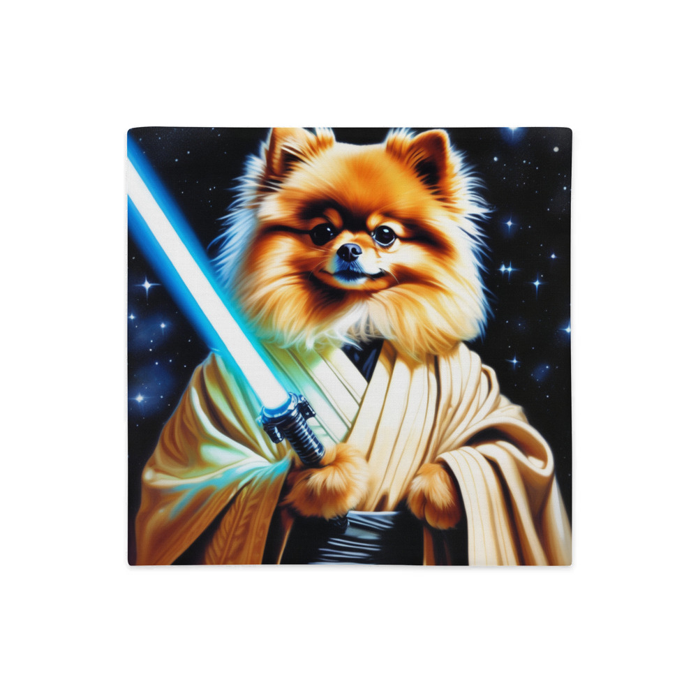 PugMug Custom Tan Pomeranian Premium Pillow Case