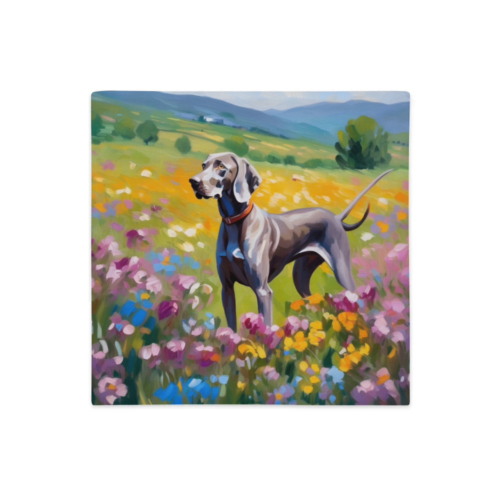 PugMug Custom Weimaraner Premium Pillow Case