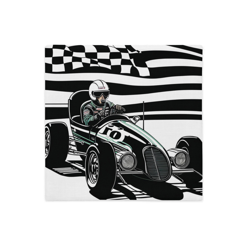 PugMug Custom Black Dachshund Premium Pillow Case