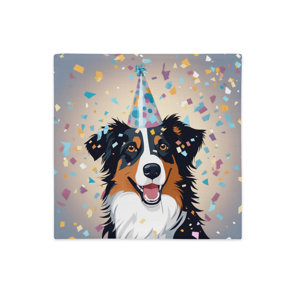 PugMug Custom Australian Shepherd Dog Premium Pillow Case