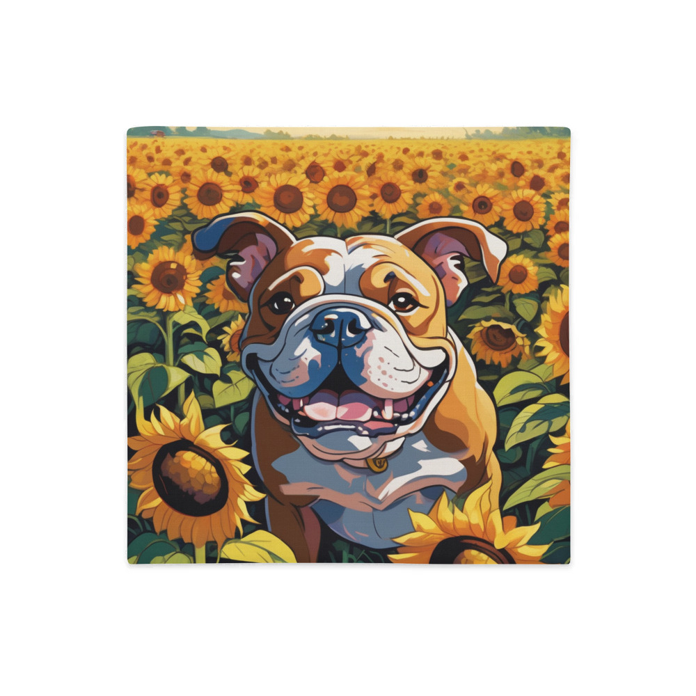 PugMug Custom Bulldog Premium Pillow Case