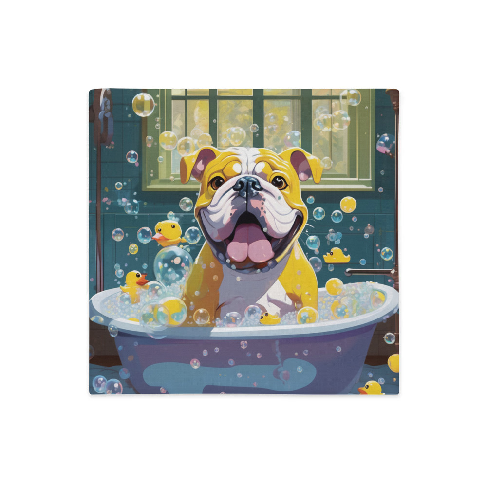 PugMug Custom Bulldog Premium Pillow Case