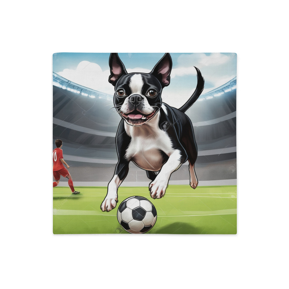 PugMug Custom Boston Terrier Premium Pillow Case