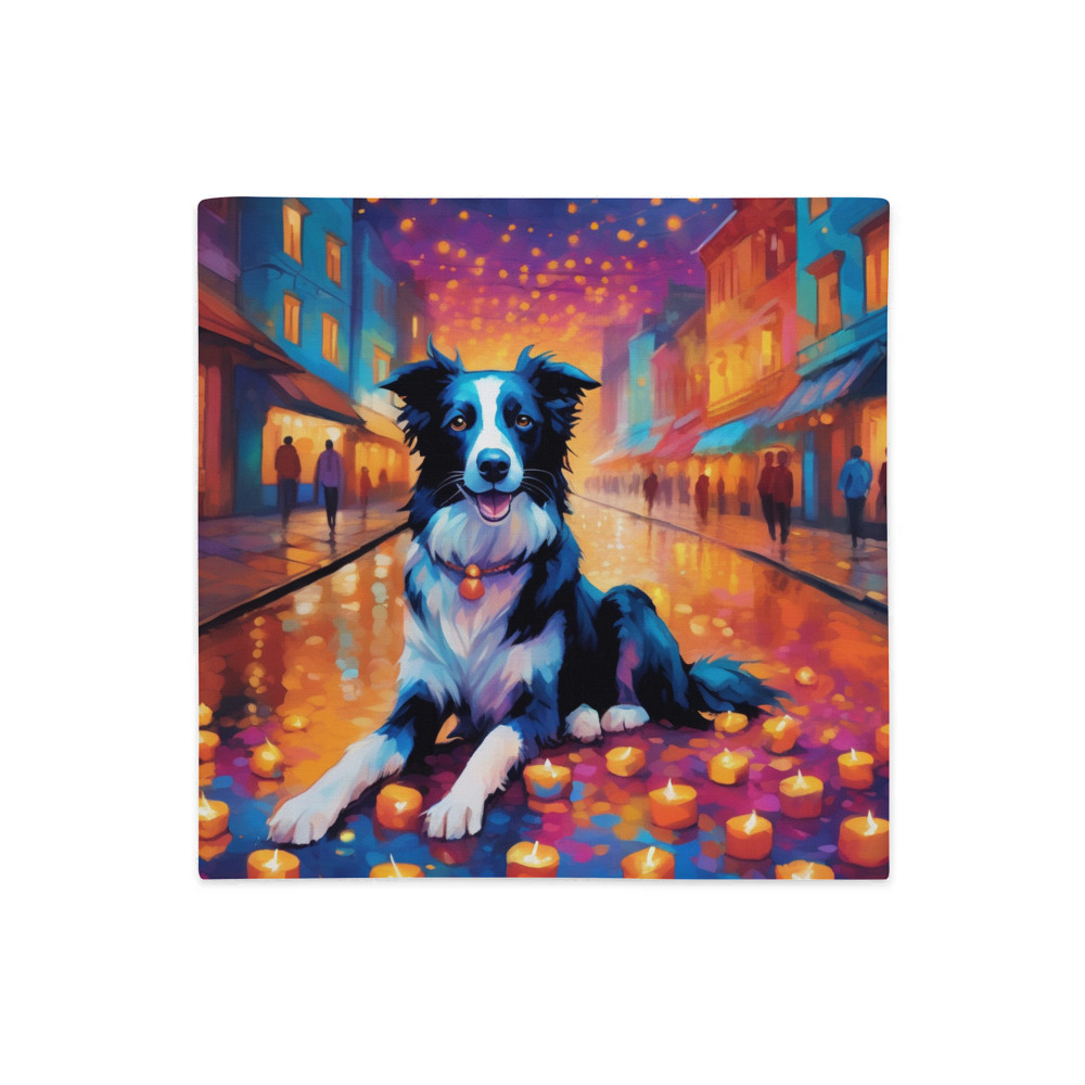 PugMug Custom Border Collie Premium Pillow Case