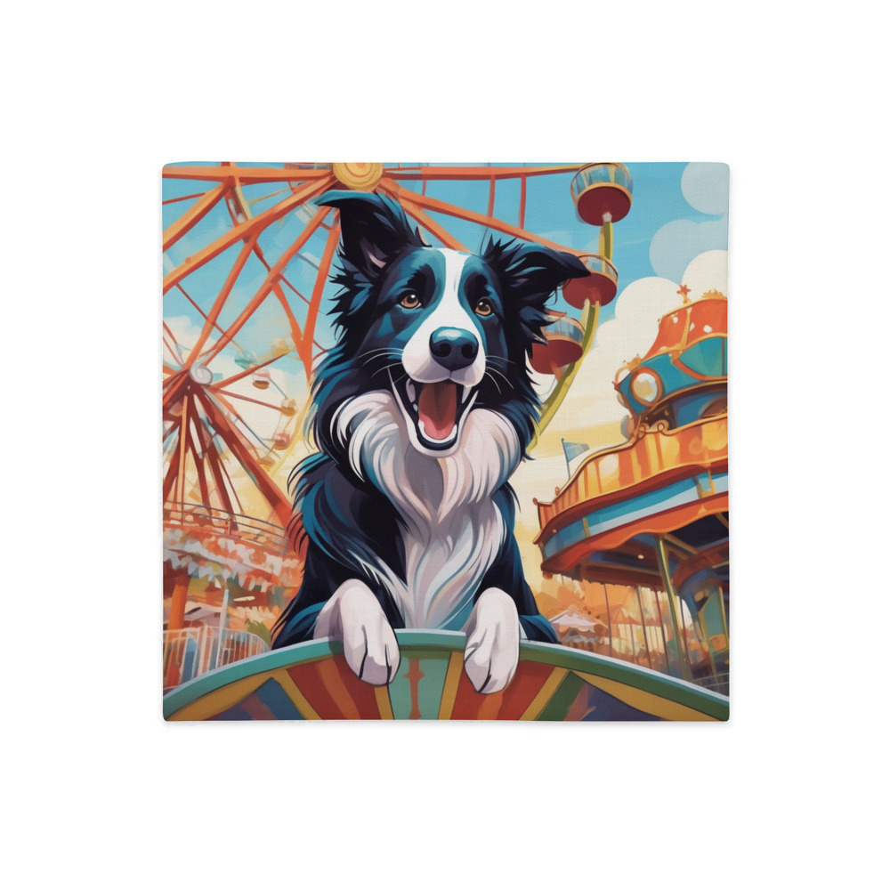 PugMug Custom Border Collie Premium Pillow Case