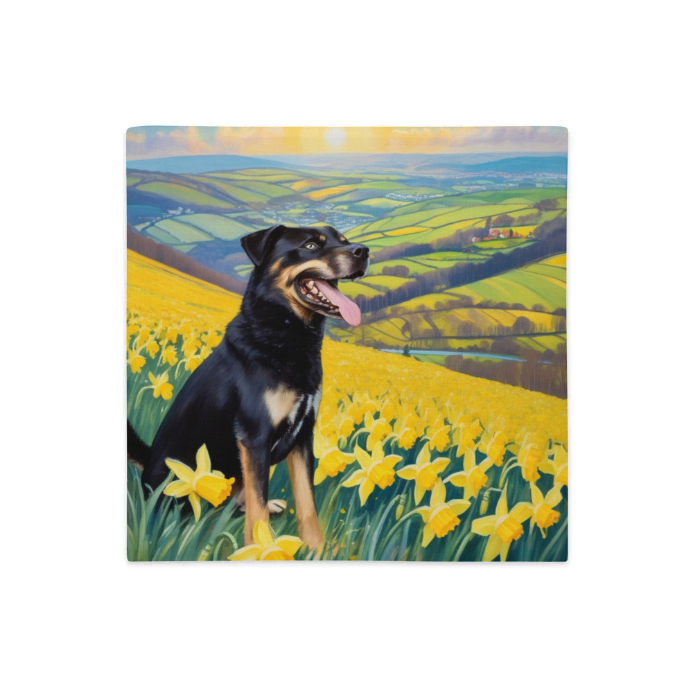 PugMug Custom Blue Premium Pillow Case