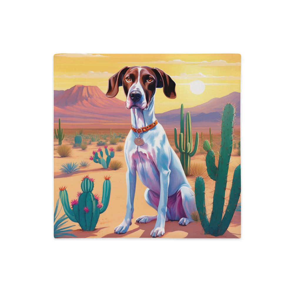 PugMug Custom Pointer Dog Premium Pillow Case