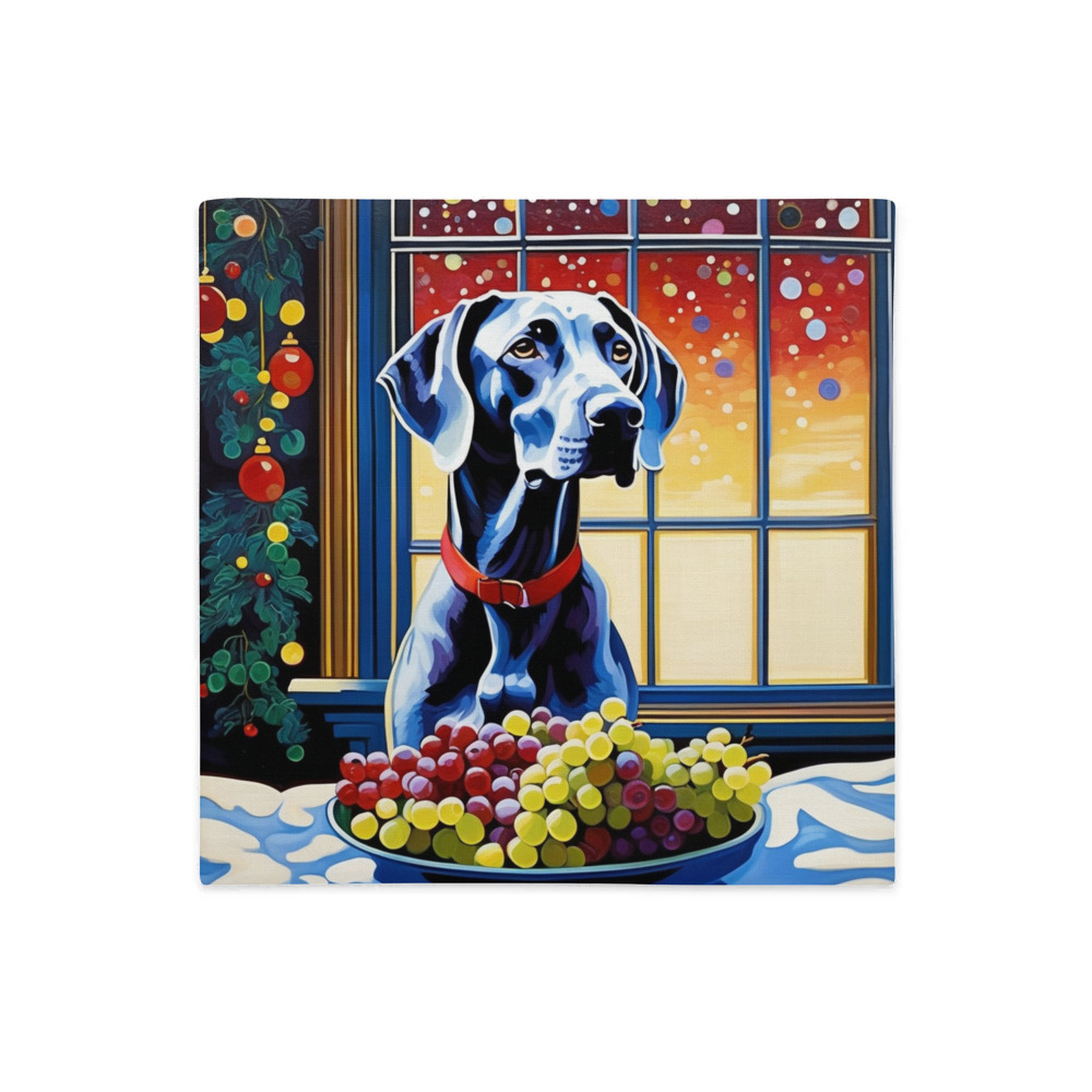 PugMug Custom Weimaraner Premium Pillow Case